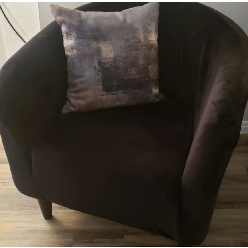 Elegant Black Bucket Chair Cover